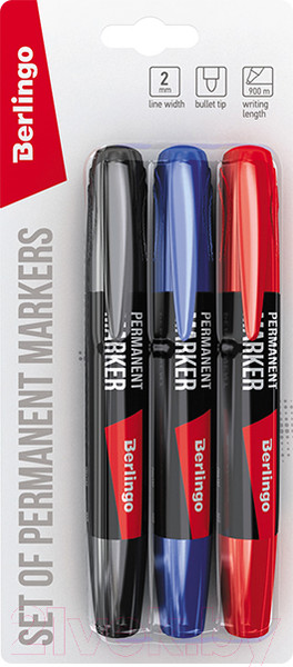Изображение товара Набор маркеров Berlingo Multiline PE200 / BMc_32409 (3цв)