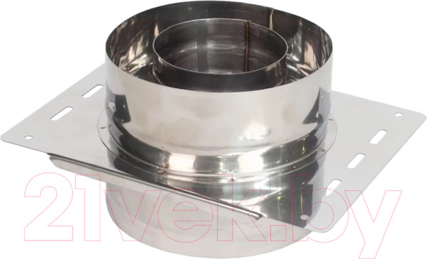 Изображение товара Площадка монтажная для труб Гефест Сталь 180x280 AISI 430/430 0.8мм/0.5мм (К)