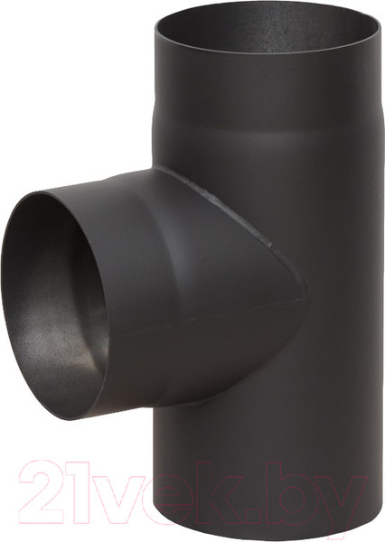 Изображение товара Тройник для дымохода КПД 90 2мм ф150 (черный)