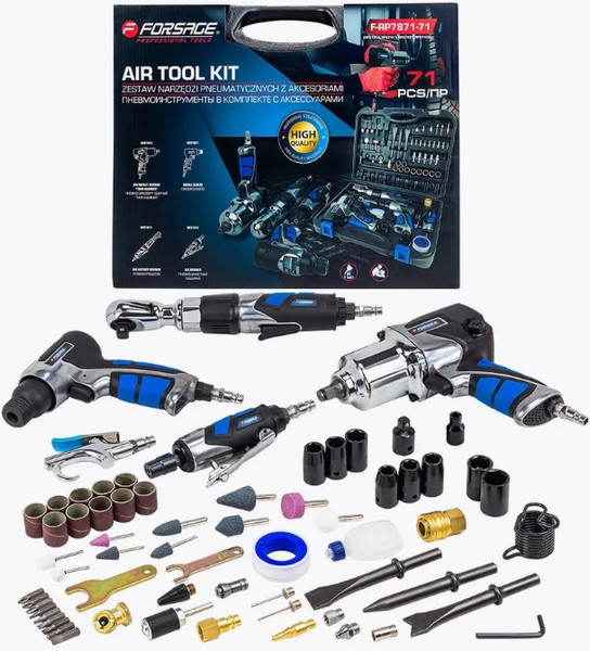 Изображение товара Набор пневмоинструмента Forsage F-RP7871-71 (50353)