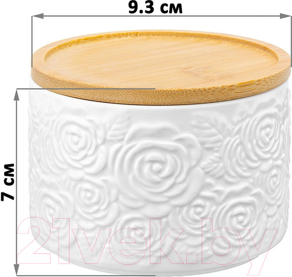 Изображение товара Набор емкостей для хранения Elan Gallery Розы 540313