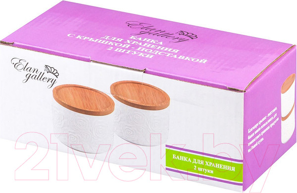 Изображение товара Набор емкостей для хранения Elan Gallery Розы 540313