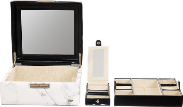 Изображение товара Шкатулка Jardin D'ete P6271B (белый мрамор)