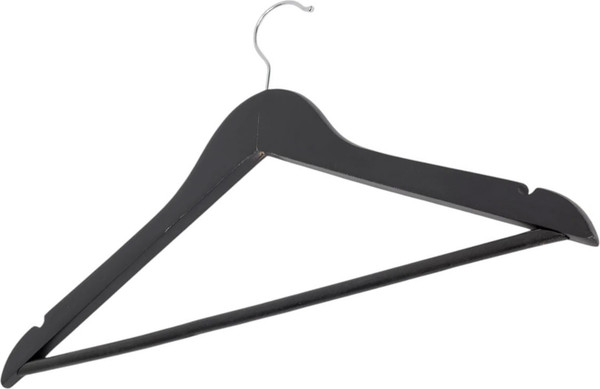 Изображение товара Деревянная вешалка-плечики Рыжий кот 007765 (черный)