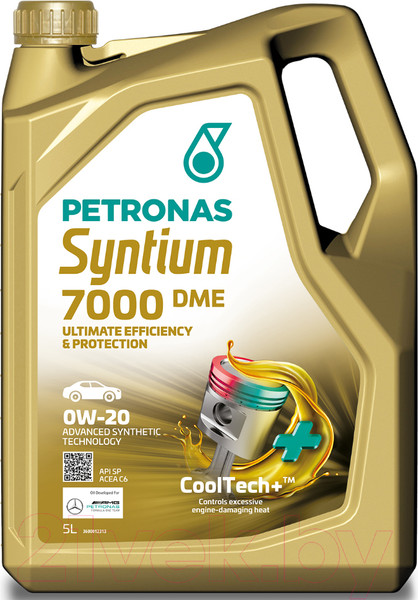 Изображение товара Моторное масло Petronas Syntium Syntium 7000 DME 0W20 / 70716M12EU (5л)
