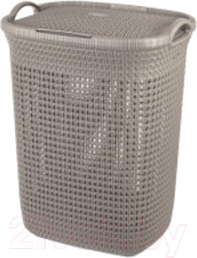 Изображение товара Корзина для белья El Casa Паола 640312 (латте)
