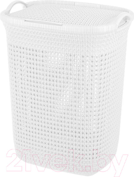 Изображение товара Корзина для белья El Casa Паола 640493 (белый)