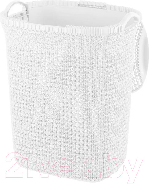 Изображение товара Корзина для белья El Casa Паола 640493 (белый)