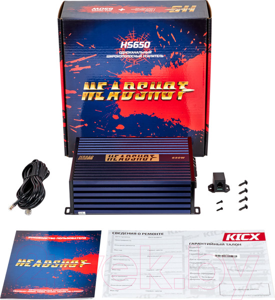 Изображение товара Автомобильный усилитель Kicx HeadShot HS650