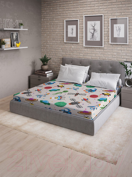 Изображение товара Простыня Ambesonne С принтом 140x200 / bsr 9875