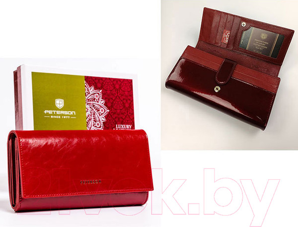 Изображение товара Портмоне Peterson PTN PL-403-1551 (красный)