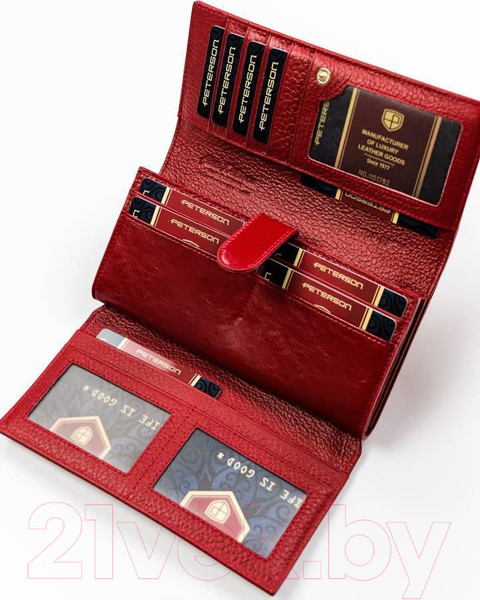Изображение товара Портмоне Peterson PTN PL-403-1551 (красный)