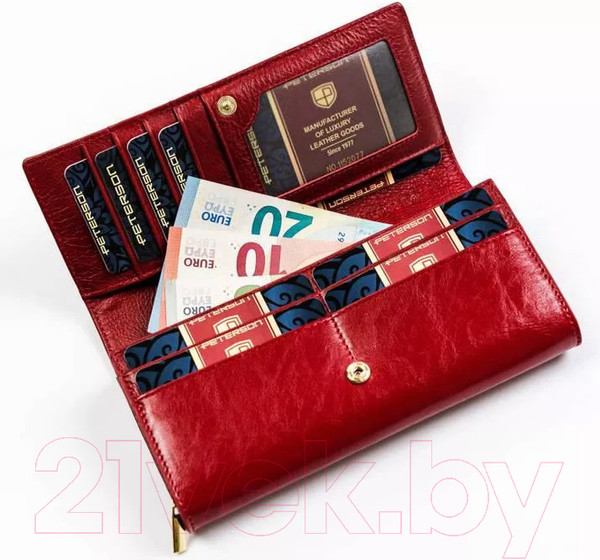 Изображение товара Портмоне Peterson PTN PL-409-1513 (красный)