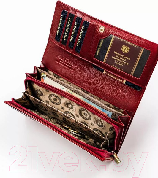 Изображение товара Портмоне Peterson PTN PL-409-1513 (красный)