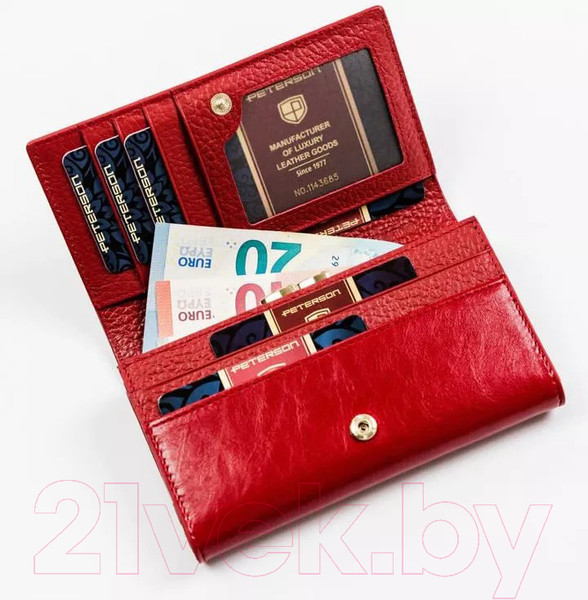 Изображение товара Портмоне Peterson PTN PL-466-1431 (красный)