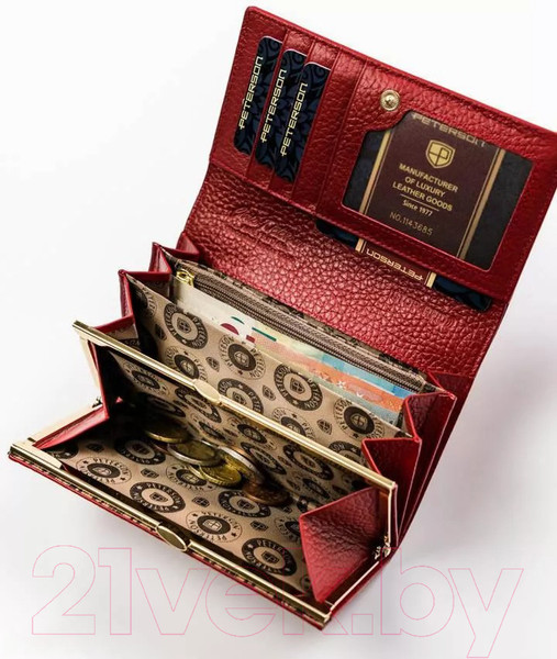 Изображение товара Портмоне Peterson PTN PL-466-1431 (красный)