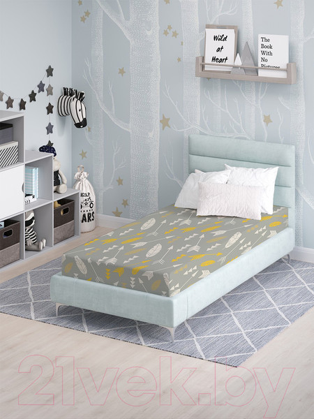 Изображение товара Простыня Ambesonne С принтом 90x200 / bsr 10300