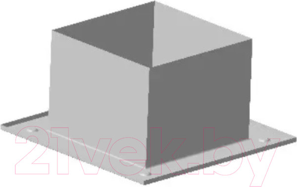 Изображение товара Потолочно-проходной узел дымохода Гефест Сталь Декоративный 150 AISI 430/Оц 0.5мм/0.5мм