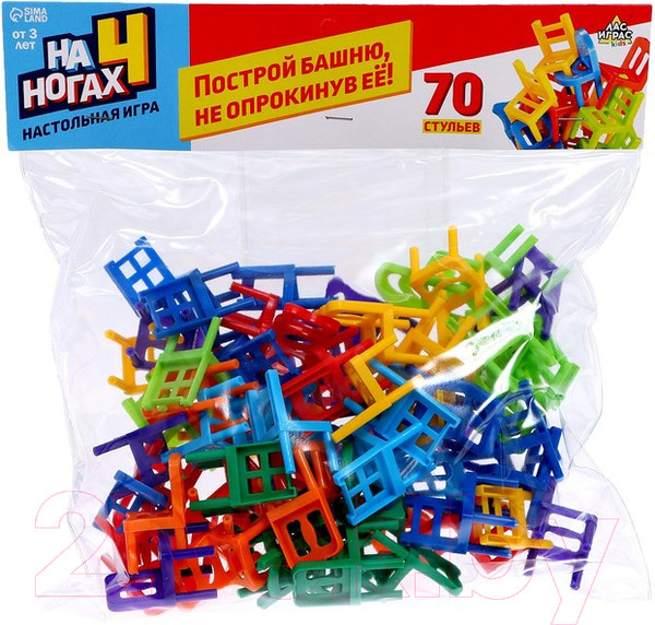 Изображение товара Настольная игра Лас Играс На 4 ногах 70 стульев / 7722464