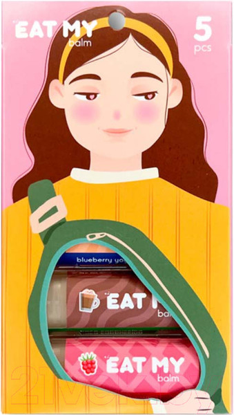 Изображение товара Набор бальзамов для губ Eat My Сладкая любовь (5шт)
