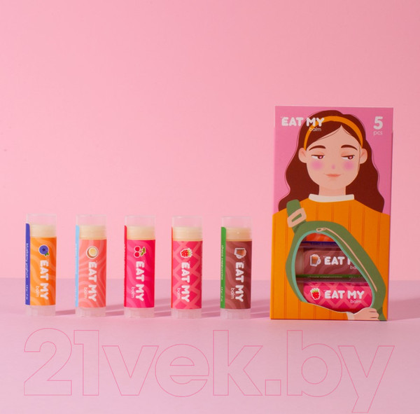 Изображение товара Набор бальзамов для губ Eat My Сладкая любовь (5шт)