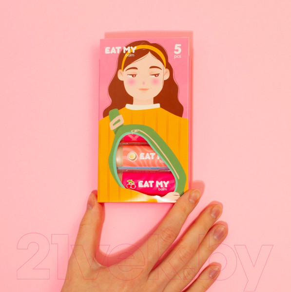 Изображение товара Набор бальзамов для губ Eat My Сладкая любовь (5шт)