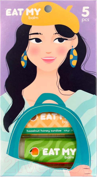 Изображение товара Набор бальзамов для губ Eat My Прилив вдохновения (5шт)
