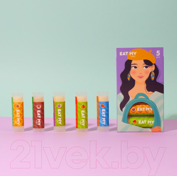 Изображение товара Набор бальзамов для губ Eat My Прилив вдохновения (5шт)