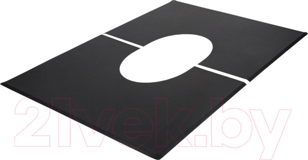 Изображение товара Накладка разрезная для дымохода КПД 35-45 550x770 ф280 (черный)