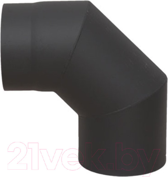 Изображение товара Поворот дымохода КПД 90/2мм ф180 (черный)