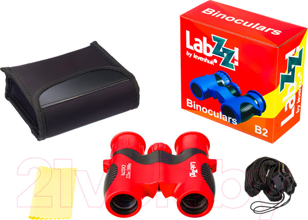 Изображение товара Бинокль Levenhuk LabZZ B2 Red Berry / 79569