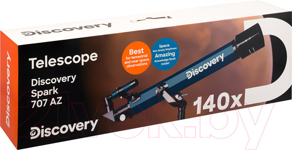 Изображение товара Телескоп Levenhuk Discovery Spark 707 AZ с книгой / 78734