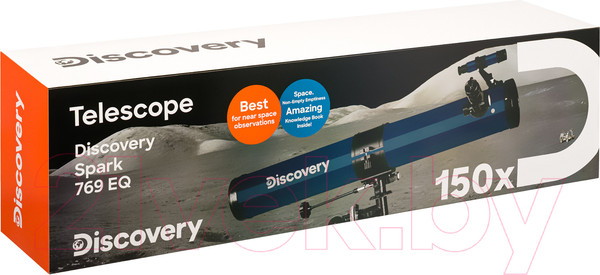 Изображение товара Телескоп Levenhuk Discovery Spark 769 EQ с книгой / 78737