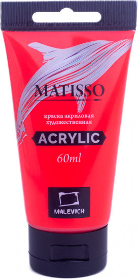 Изображение товара Акриловая краска Малевичъ Matisso / 617149 (60мл, алый флуоресцентный)