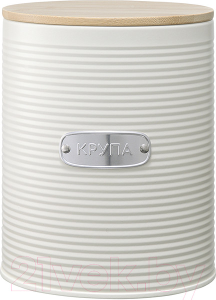 Изображение товара Емкость для хранения Smart Solutions Irmel / JY-SS-IR-SCZP-ML-M (молочный)