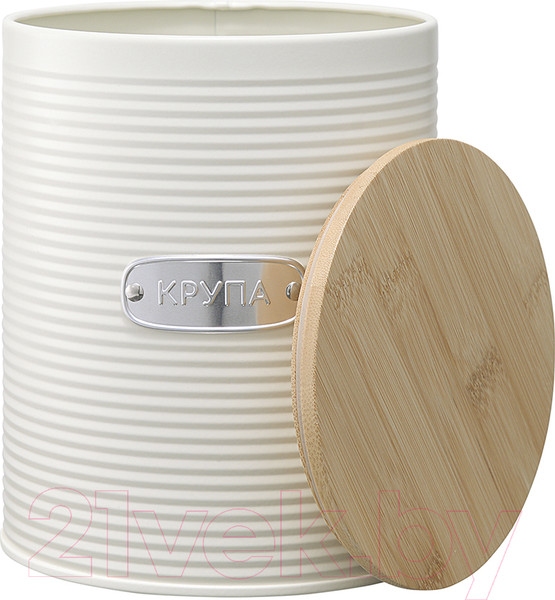 Изображение товара Емкость для хранения Smart Solutions Irmel / JY-SS-IR-SCZP-ML-M (молочный)