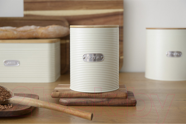 Изображение товара Емкость для хранения Smart Solutions Irmel / JY-SS-IR-SCZP-ML-M (молочный)