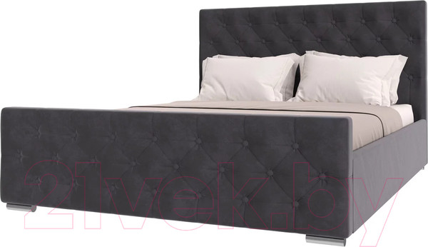 Изображение товара Каркас кровати НК Мебель Интеро 180x200 / 72306780 (велюр серый)