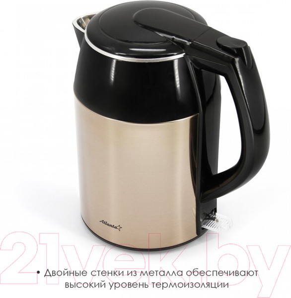 Изображение товара Электрочайник Atlanta ATH-2446 (черный)