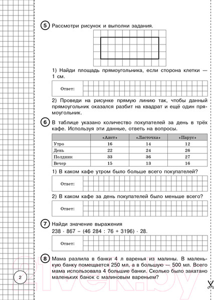 Изображение товара Учебное пособие АСТ Матем. за курс начальной школы.Интенсивный курс подготовки к ВПР