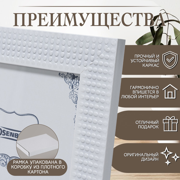 Изображение товара Рамка Rosenberg RWD-770005-S
