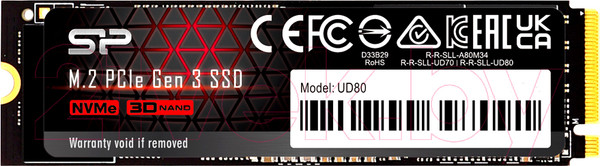 Изображение товара SSD диск Silicon Power UD80 500GB (SP500GBP34UD8005)