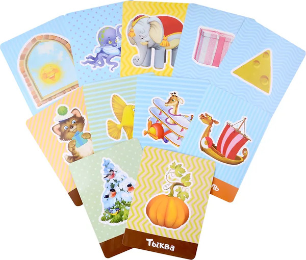 Изображение товара Развивающие карточки АСТ Первые слова. Карточки для запуска речи, мягкая обложка