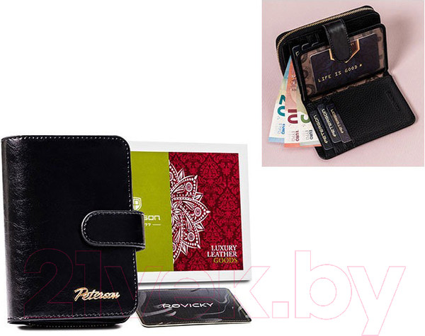 Изображение товара Портмоне Peterson PTN PL-602-0721 (черный)