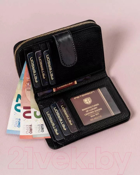 Изображение товара Портмоне Peterson PTN PL-602-0721 (черный)