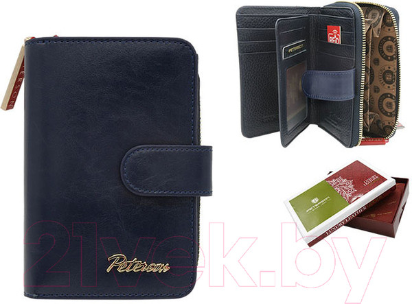 Изображение товара Портмоне Peterson PTN PL-602-1505 (темно-синий)