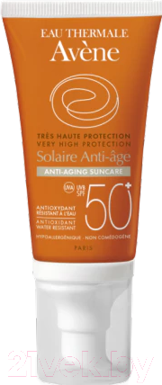 Изображение товара Крем солнцезащитный Avene SPF50+ антивозрастной (50мл)