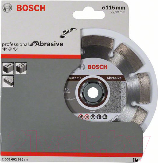Изображение товара Отрезной диск алмазный Bosch 2.608.602.615