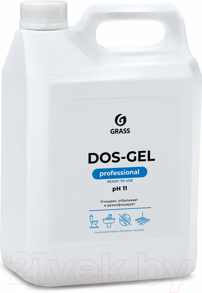 Изображение товара Чистящее средство для ванной комнаты Grass Dos Gel / 125240 (5.3кг)