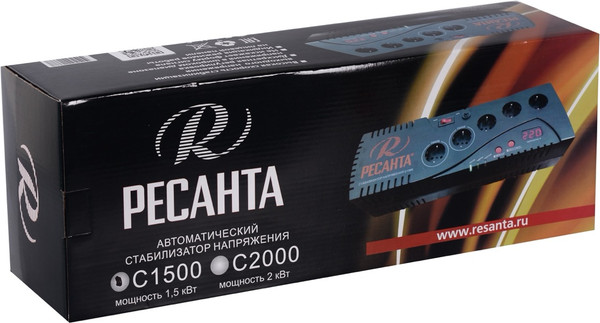 Изображение товара Стабилизатор напряжения Ресанта С1500 (63/6/33)